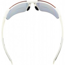 Wrap Bifocal Sunglasses with Wrap-Around Sport Design Half Frame for Men and Women - White - CJ18C3KH9EZ $16.08