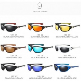 Sport Fashion Polarized UV400 Sunglasses Outdoor Sports Sunglass - D120_no8 - CH18GGL4Z7N $9.39