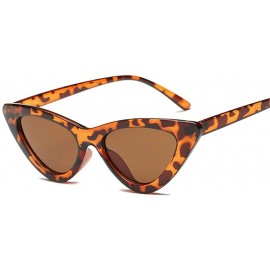 Aviator 2019 Fashion Sunglasses Woman Brand Designer Vintage Retro Triangular Cat C9 - C4 - CH18YZW6C25 $10.93