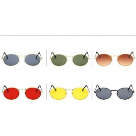 Oval Oval Sunglasses Women Men Retro Aolly Women Sun Glasses Men Ladies Eyewear 4 - 5 - CF18XEC64NA $9.87