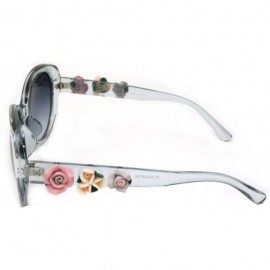 Butterfly Luxury Butterfly Lady Retro Party Beach Flowers wedding Sunglasses - C618594QIHA $16.83