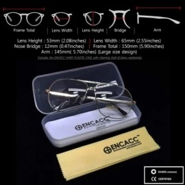 Aviator Vintage Aviator Eyeglasses Metal Frames Clear Lens Glasses Non-prescription - Gold 68121 - CC18LXT96DZ $12.25
