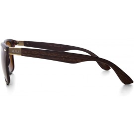 Square Coating Eye Men Wood Bamboo Women Printed Wrap 52MM Sunglasses - C2 - C518M3OHKXN $23.86