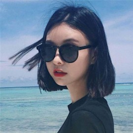 Oversized 2019 Classic Vintage Sunglasses Women Tea Eyeglasses Brand Designer Champagne - Teatea - CH18Y2NS5D3 $12.20