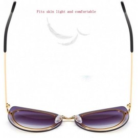 Cat Eye Fashion sunglasses - women's men's cat eye sunglasses frameless sunglasses - C - CZ18RT5ZNUT $34.38