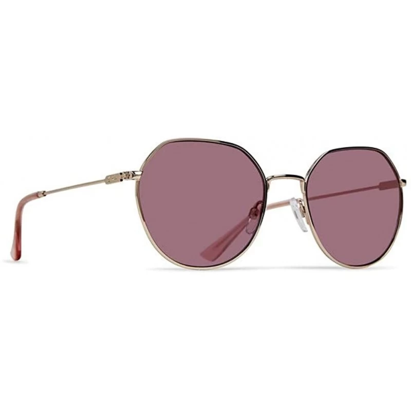 Round Jitters Sunglasses - Rose Gold - C718W3KUI8S $37.69