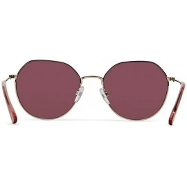 Round Jitters Sunglasses - Rose Gold - C718W3KUI8S $37.69