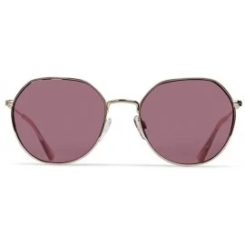 Round Jitters Sunglasses - Rose Gold - C718W3KUI8S $37.69