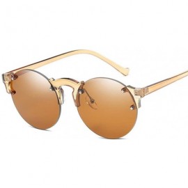 Rimless Fashion Rimless Sunglasses Women Brand Design Female Sun Glasses Ladies 1 - 4 - CG18XDWWN8U $8.39