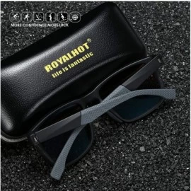 Oval Men Women Polarized Sunglasses Elastic Cosy TR90 Frame Driving Sun Glasses Shades Male 90080 - Blue Grey - C818WACTCA3 $...