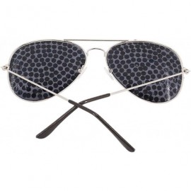 Aviator Rhinestone Rave Glasses Goggles with Bling Crystal Glass Lens - Colorful - CJ18U3I8762 $8.34