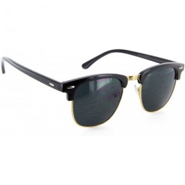 Rimless Classic Sunglasses Half Frame for Men Women Horned Rim Retro - CJ11JQCMN87 $11.75