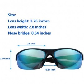 Sport UV400 Protection Sunglasses Men Women Sports Driving Fishing Travel Sunglasses with Super Lightweight Frame - C718W54SD...