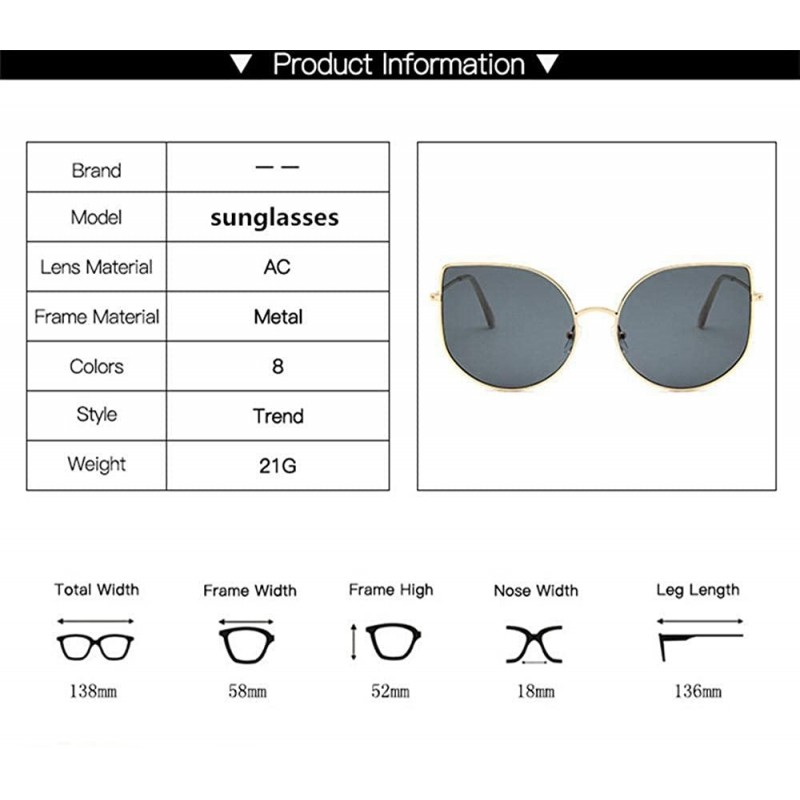 2019 New Big Cat Eye Sunglasses Women Men Luxury Brand Designer Fashion ...