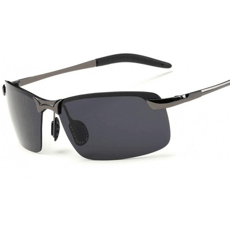 Shield Polarized Sunglasses Glasses Driving Metal Frame Unbreakable - 100% UV (Color 1-2) - 43832 - CF199UGTAEW $20.73