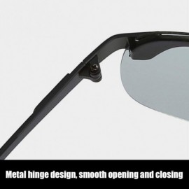 Shield Polarized Sunglasses Glasses Driving Metal Frame Unbreakable - 100% UV (Color 1-2) - 43832 - CF199UGTAEW $20.73