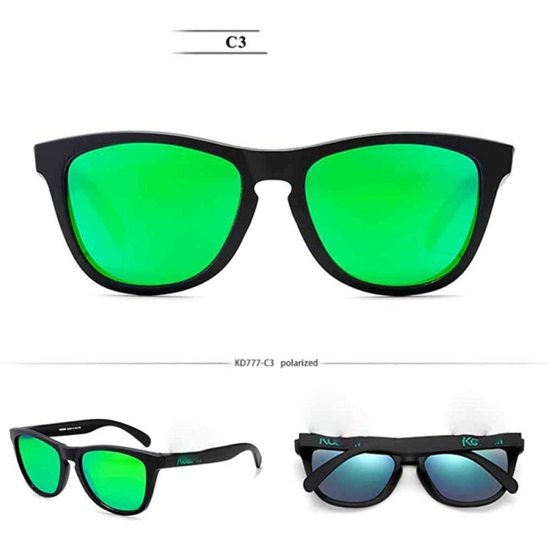 Oversized Trend-setting TR90 Men Sunglasses Polarized Wide-range Colors Sun Glasses C3 - C3 - CX18XAL9D5H $18.15