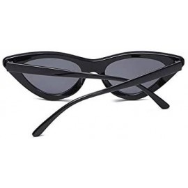 Round Vintage Oval Sunglasses Eyewear Goggles for Women Men Retro Sun Glasses Eyes Protection - Style8 - CA18RLACX3M $12.85