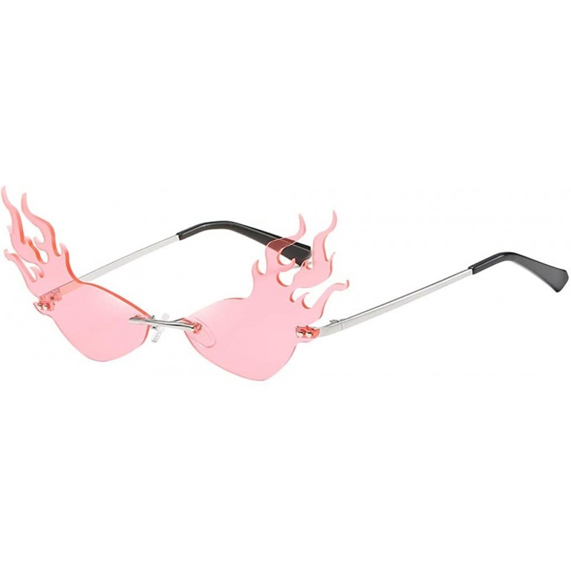 Aviator 2020 New Unisex Fashion Cat Eye Vintage Retro Sunglasses - Pink - C0196SY8EWR $8.01