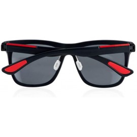 Oversized Sunglasses for Men Ultralight Square Shades Driving Travel Sun Glasses - 3 - CR194OX5X7Q $17.60