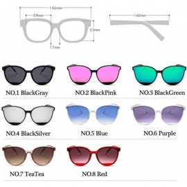 Square New Arrival 2019 Fashion Sunglasses Women Vintage Metal Eyeglasses Mirror Classic Oculos De Sol Feminino UV400 - CE199...