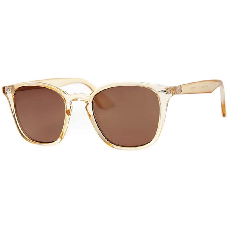 Square Square Sunglasses - Champagne - C418WE5KANH $15.15