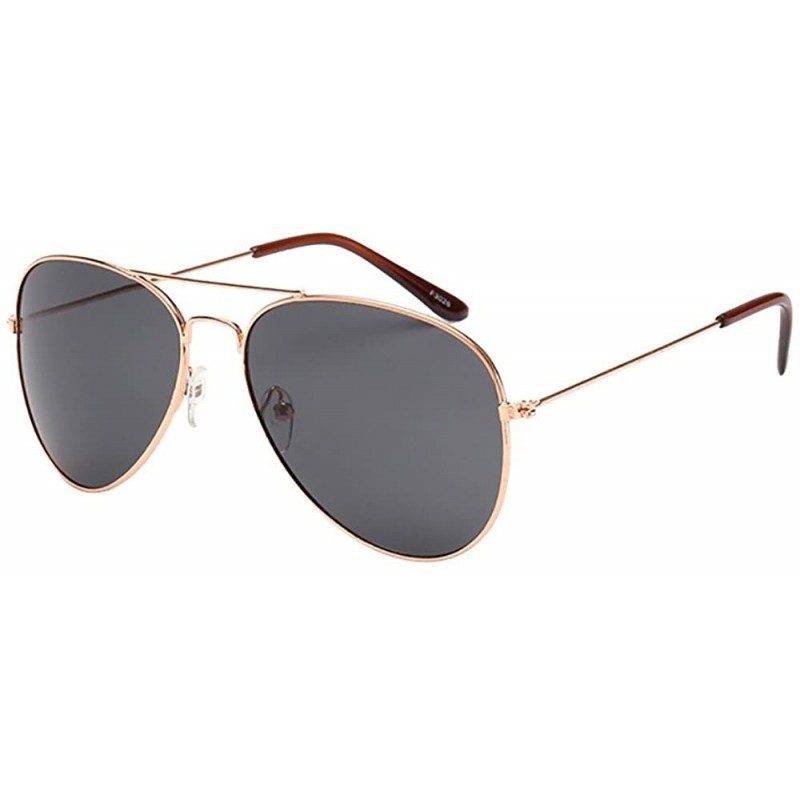 Aviator Men's and Women's Sunglasses Classic Oversized Aviator - Multicolor E - C518TRSN2ZD $11.61