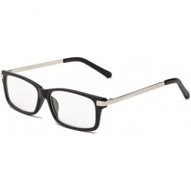 Square Newbee Fashion"Vida" Fashion Clear Lens Glasse Square Frame Men Women - Matte Black - CT123VPK5BB $12.89