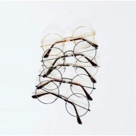 Oversized CIRCLE" GLASSES - Black - CN197Y6YEZY $24.91