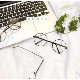 Oversized CIRCLE" GLASSES - Black - CN197Y6YEZY $24.91