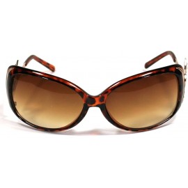 Butterfly Designer Lnspired Fashion Sunglasses 5011 - Brown - CG11ESNRCM1 $10.13