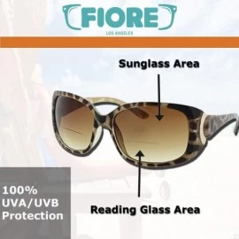 Round Bifocal Sunglasses Readers UV400 Protection Outdoor Reading Glasses for Women - Purple - CZ11S6BCFD7 $15.48