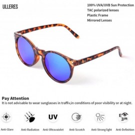 Sport Sunglasses Women Man's Polarized Driving Retro Fashion Mirrored Lens UV Protection Sunglasses - CA18567M8ET $21.57