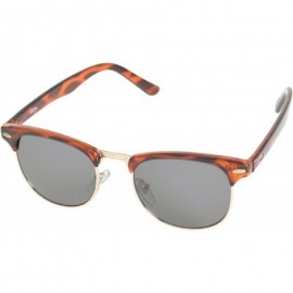 Wayfarer Vintage Fashion Half Frame Retro Square UV400 Lens - Leopard - CP11NUXT5N9 $10.00