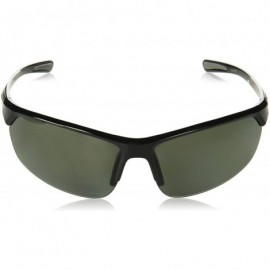 Rimless Slice Polarized Sunglasses - Black - CH189X088Y8 $51.86