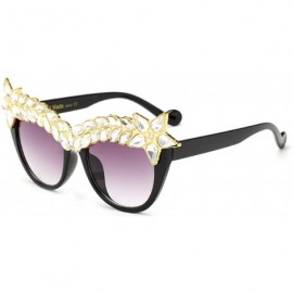 Oversized Fashion Oversized Square Sunglasses Flat Mirrored Lens - Black - CY18OO70G8Q $16.70