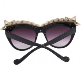 Oversized Fashion Oversized Square Sunglasses Flat Mirrored Lens - Black - CY18OO70G8Q $16.70