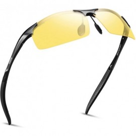 Sport Polarized Driving Glasses Unisex Fishing - Yellow 9 - CO192KL9DCQ $13.18