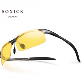 Sport Polarized Driving Glasses Unisex Fishing - Yellow 9 - CO192KL9DCQ $13.18