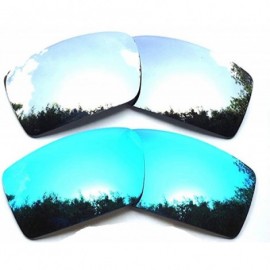 Oversized Replacement Lenses Gascan Blue&Titanium Color Polarized 2 Pairs - Blue&titanium - CT122ER18GN $14.30