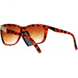 Butterfly Diva Womens Oversize Cat Eye Butterfly Plastic Sunglasses - Matte Tortoise - CD122KQ86T5 $12.36