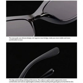 Oversized Women Oversized Cateye Sunglasses Stylish Inspired - Black - CF18O68KMRZ $9.61