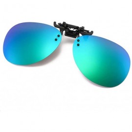 Rectangular Polarized Sunglasses Fishing Driving Prescription - Green-aviator - CK18H7KWUMW $9.14