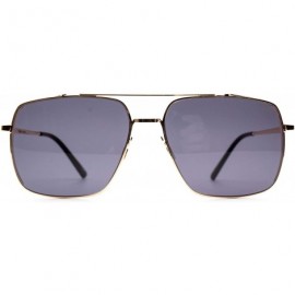 Square F055 Classic Square- for Mens 100% UV PROTECTION - Gold-black - C7192TG88DA $15.66