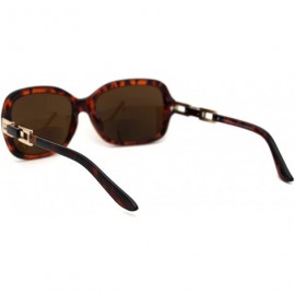 Oversized Womens Butterfly Designer Fashion Bi-focal Reading Lens Sunglasses - Tortoise Brown - C218ZYG0XZR $12.54