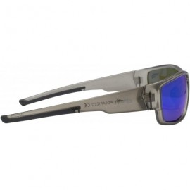 Sport Men's Vero Polarized Wrap Sunglasses - Smoke Crystal - CD18MCLKN4H $28.08