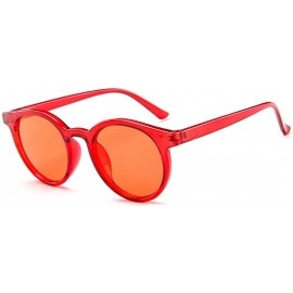 Square MOD-Style Cat Eye Round Frame Sunglasses A Variety of Color Design - S11 - CE189OKZXAA $13.96