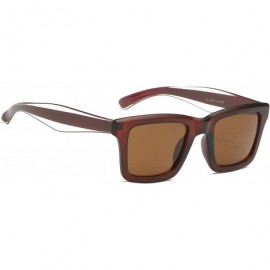 Square Women Retro Square UV Protection Fashion Sunglasses - Brown - CY18IS3C7OC $12.53