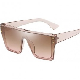 Square Sunglasses Polarized Oversized Personality - D - CL18TTXL4AM $10.41