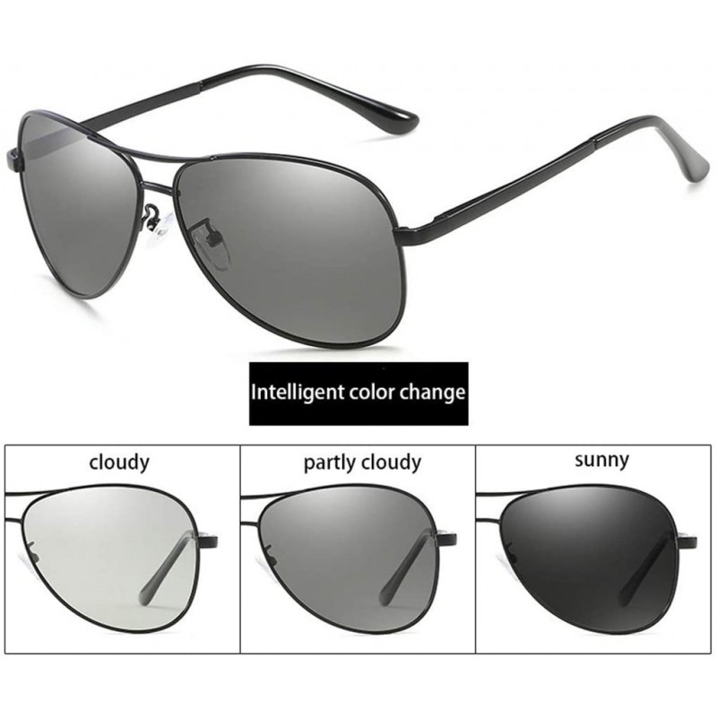 Oval Polarized Sunglasses Men Polarized Sunglasses for Driving Eyeglasses for Famale Black Brown-Brown - CU194OS8YX9 $29.40